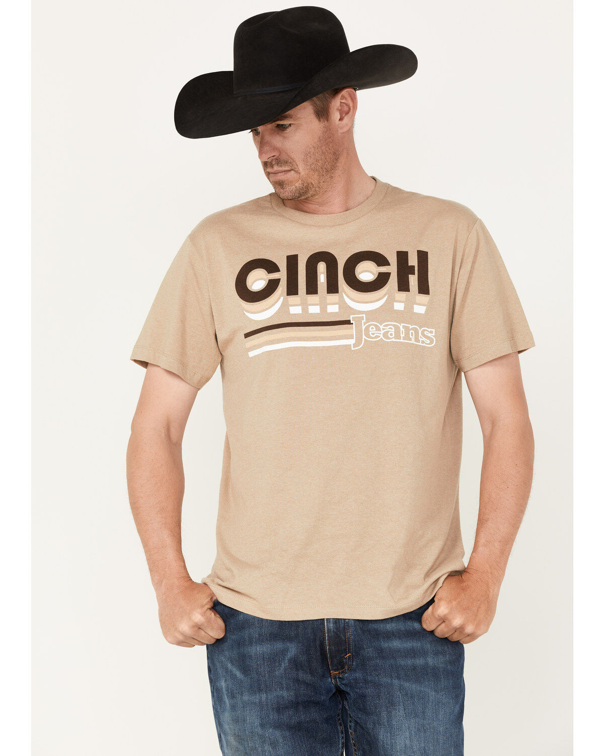 Men's Cinch Jeans Logo Graphic T-Shirt