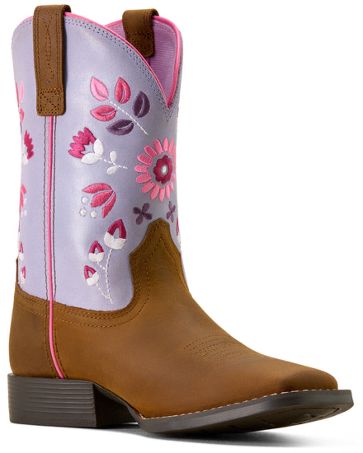 Girls' Ariat Wild Bloom Western Boots - Square Toe