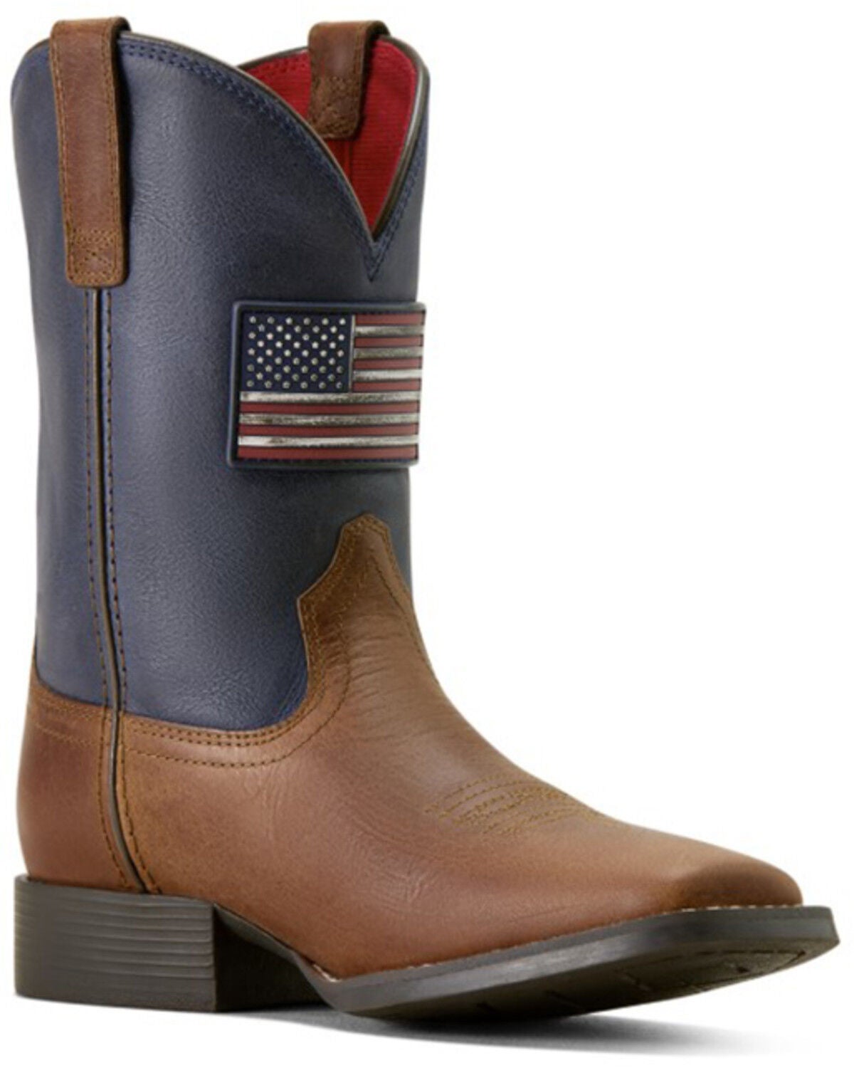 Boys' Ariat Freedom Rider Western Boots - Broad Square Toe