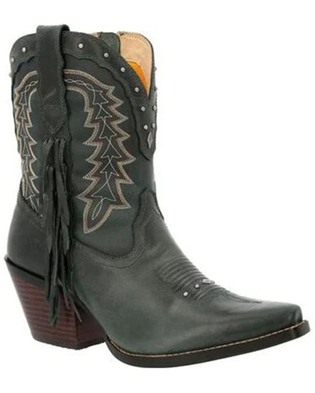 Women's Durango Green Crush Fashion Booties - Snip Toe