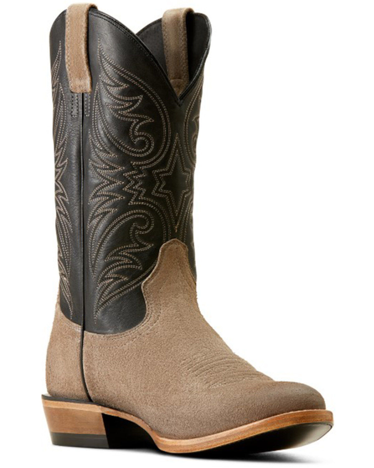 Men's Ariat Bankroll Roughout Western Boots - Round Toe