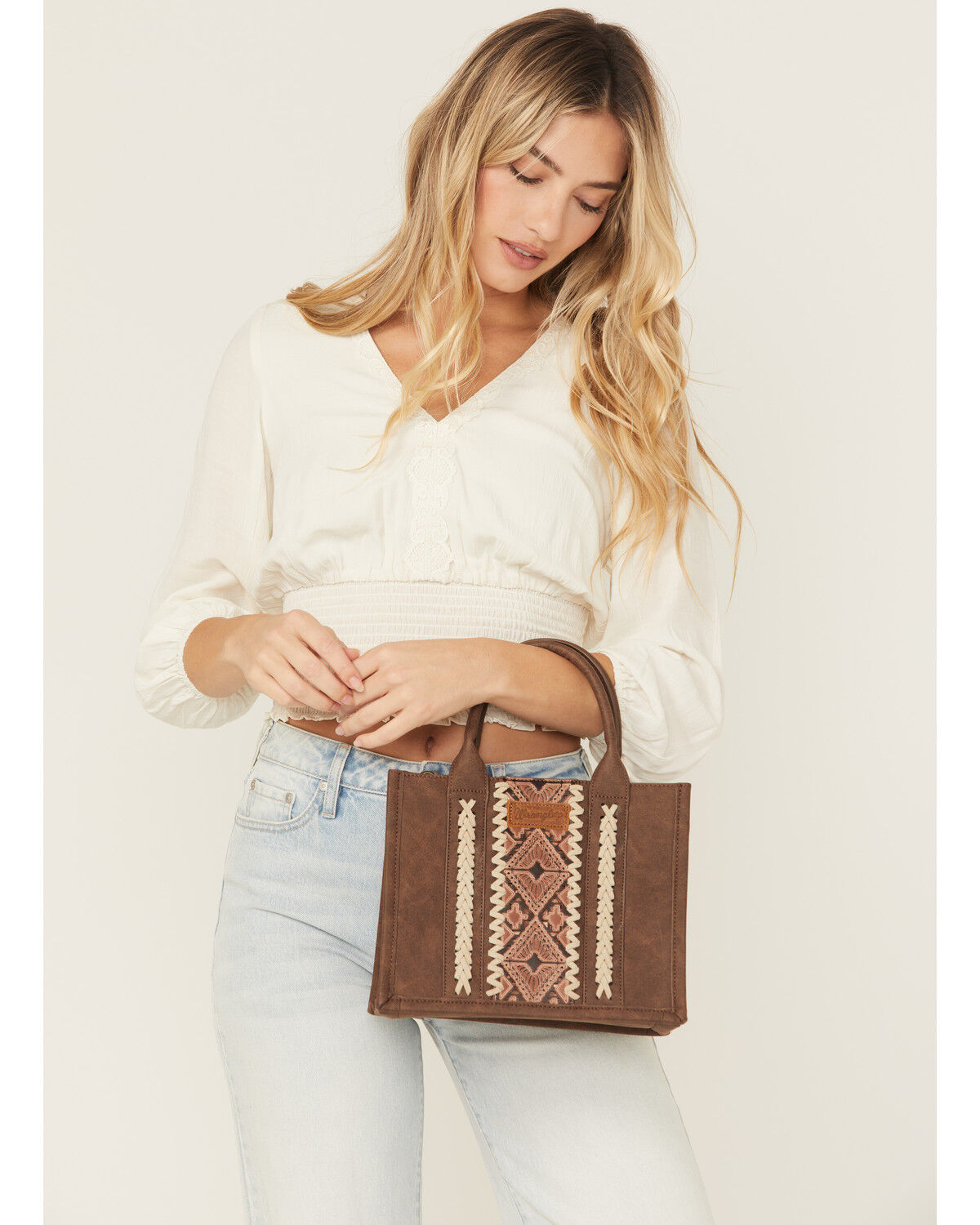 Women's Wrangler Boot Barn Exclusive Braided Crossbody Purse