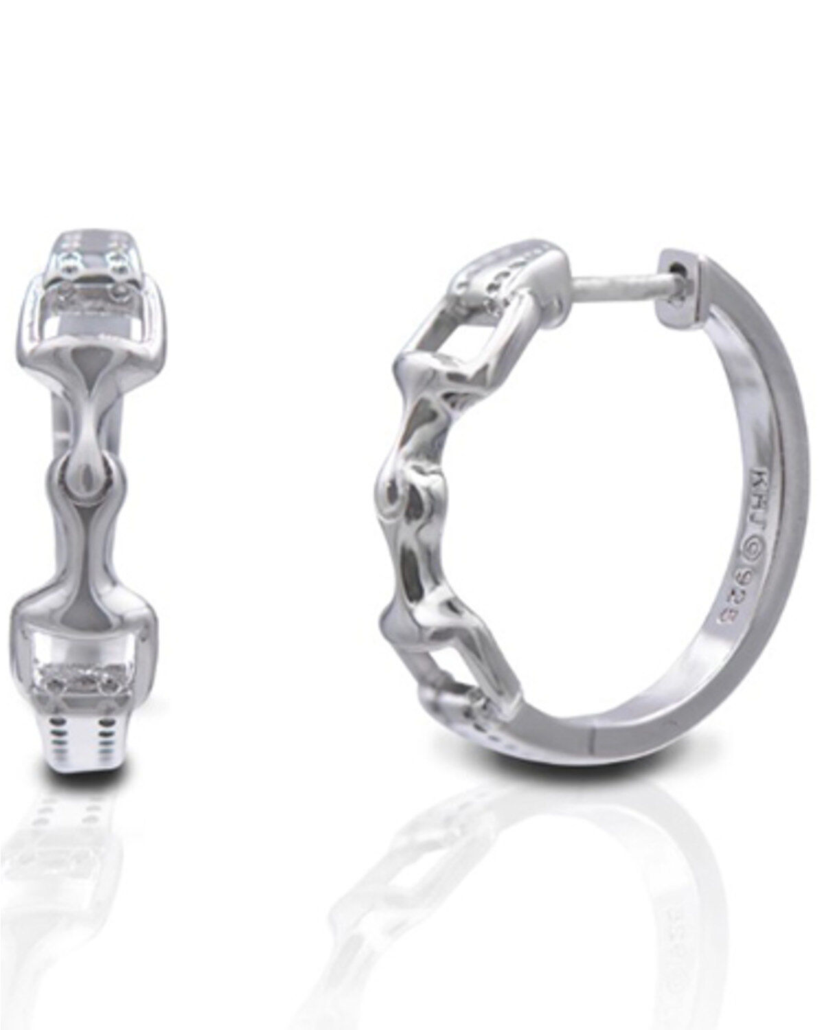 Women's Kelly Herd Sterling Silver Bit Earrings