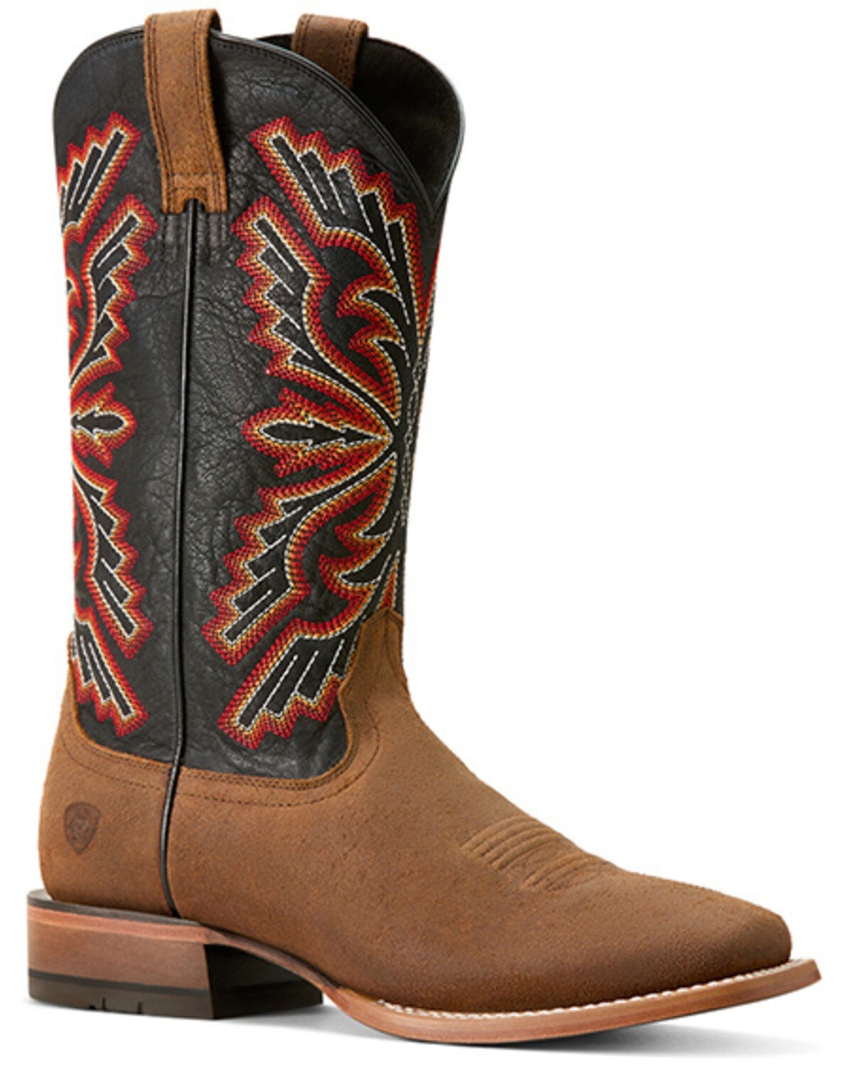 Men's Ariat Sting Roughout Western Boots - Broad Square Toe