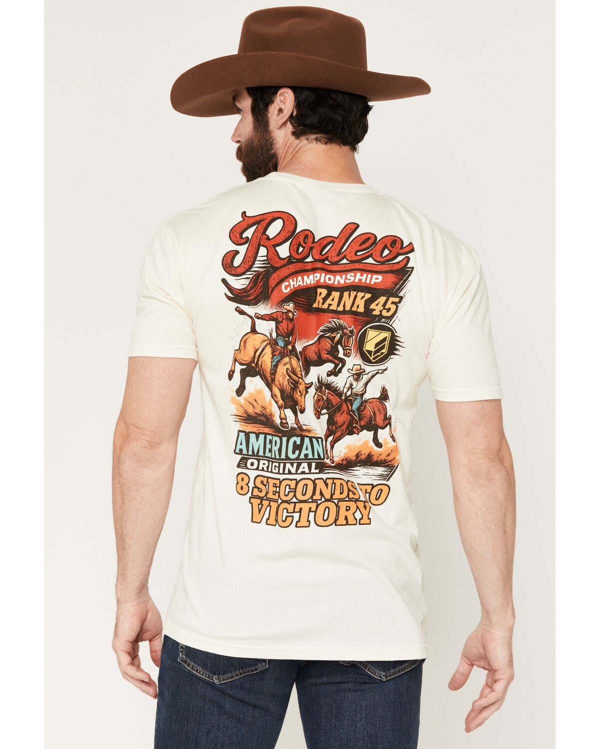 Men's RANK 45 8 Seconds to Victory Short Sleeve Graphic T-Shirt