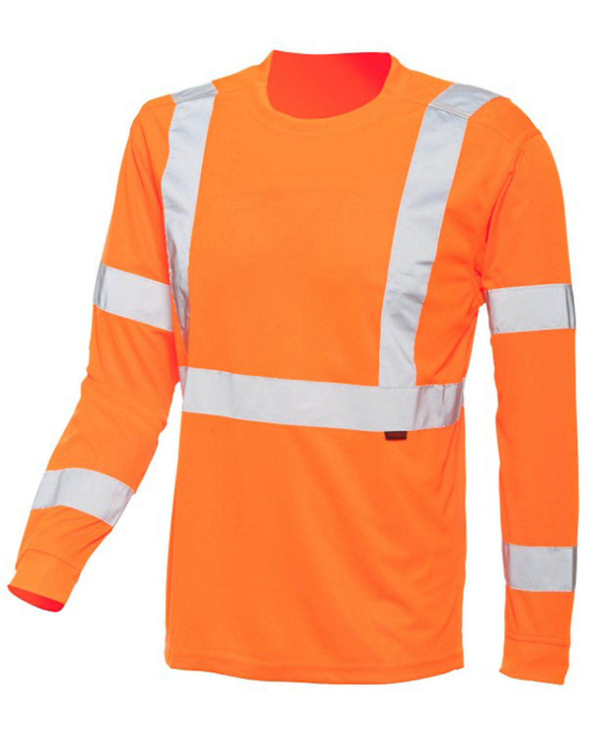 Men's Wolverine Hi-Vis Caution Long Sleeve Work T-Shirt