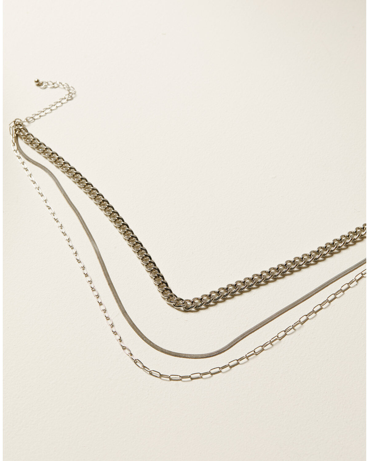 Women's Shyanne Silver Multichain Necklace