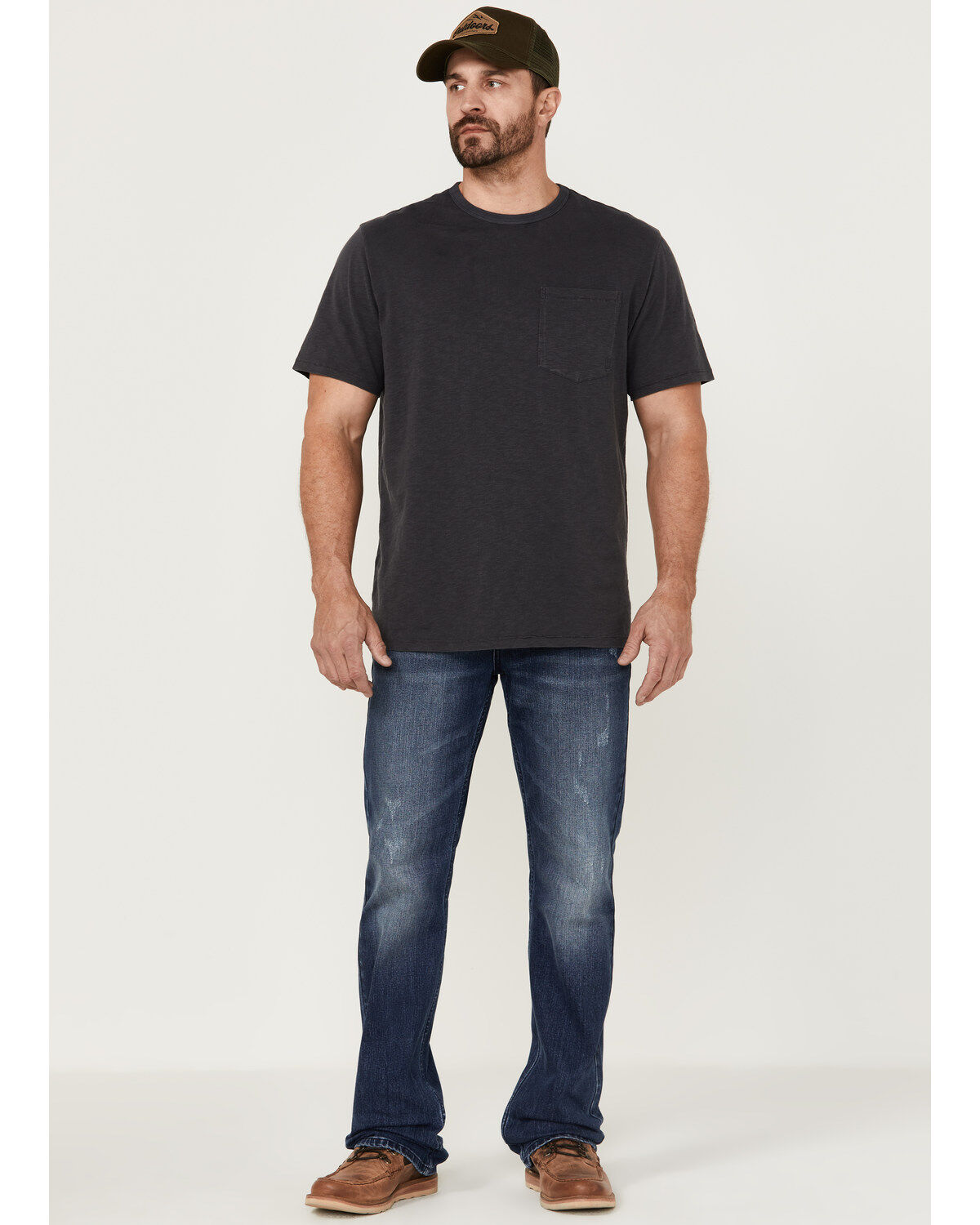 Men's Brothers and Sons Wilderness Distressed Stretch Regular Straight