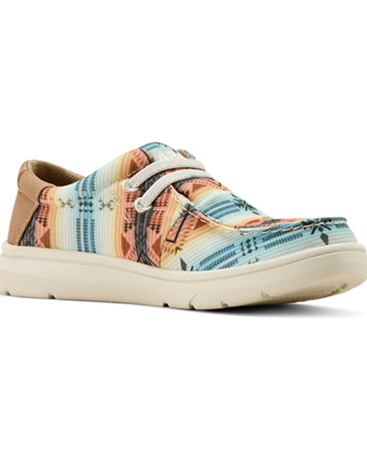 Boys' Ariat Sunset Southwestern Print Hilo Casual Shoes - Moc Toe