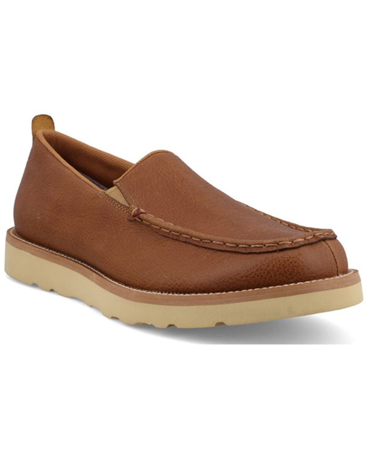 Men's Twisted X Wedge Sole Slip-On Casual Shoes - Moc Toe