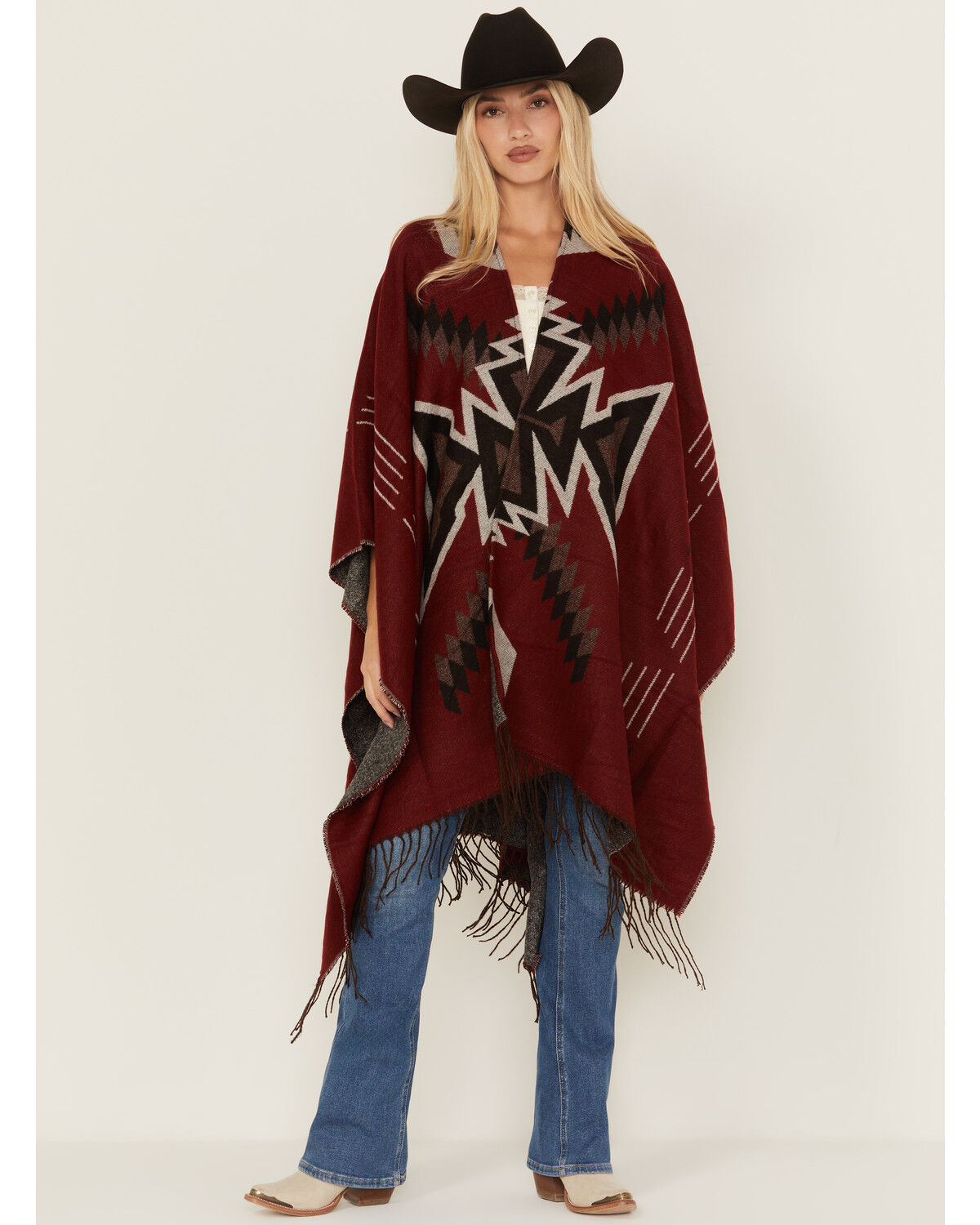 Women's Idyllwind McDowell Southwestern Print Fringe Shawl