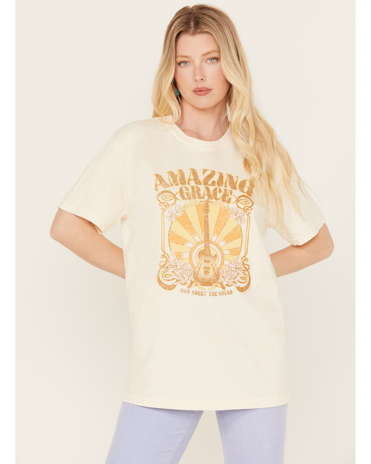 Women's Kerusso Amazing Grace Guitar Graphic Tee