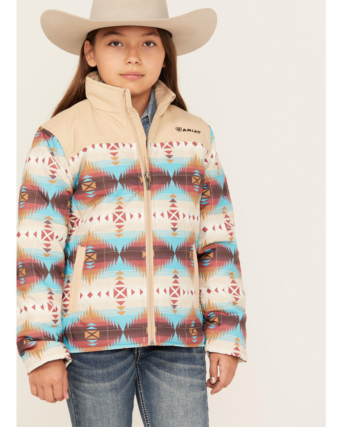 Girls' Ariat Southwestern Print Jacket