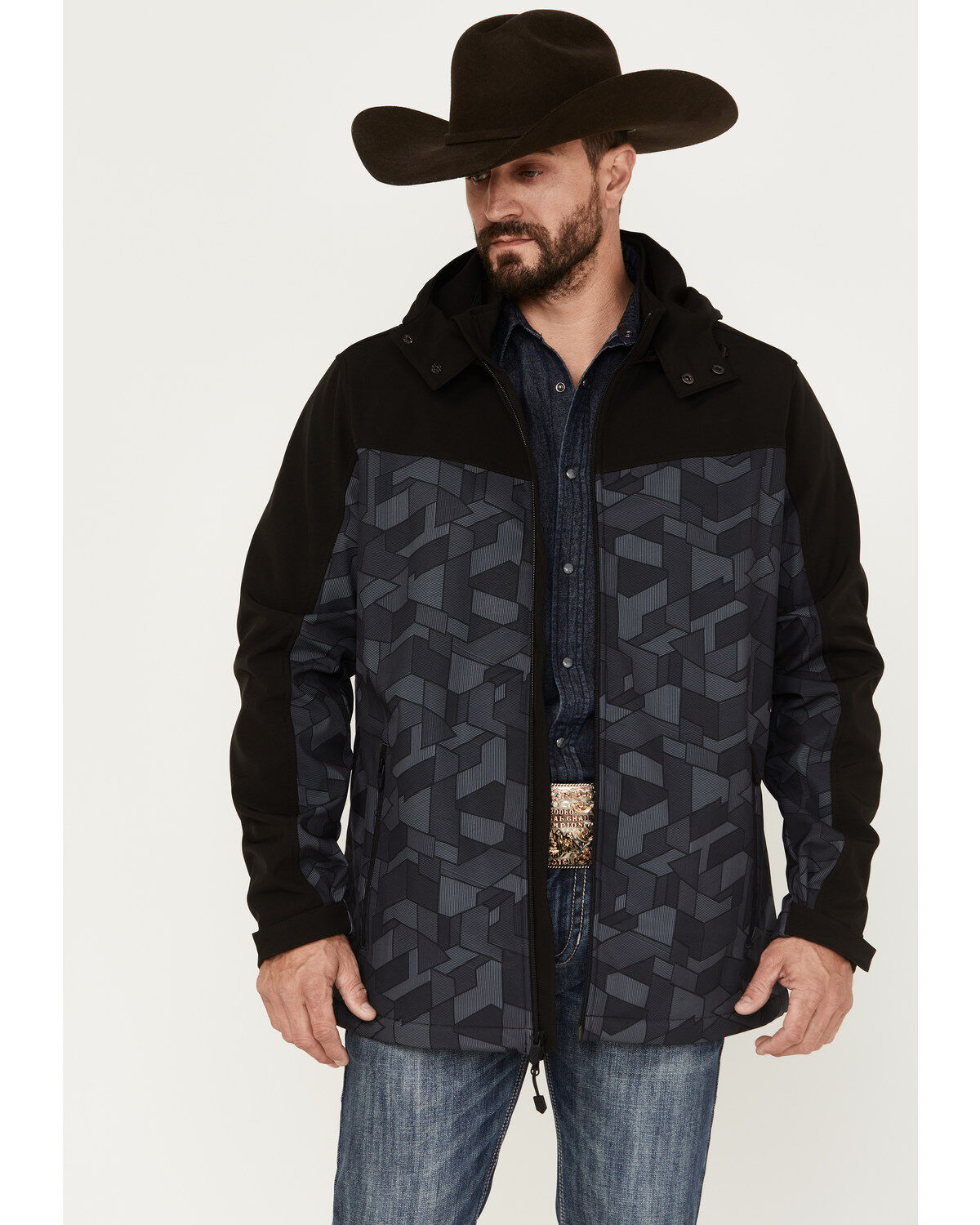 Men's RANK 45 Barrier Hooded Softshell Jacket