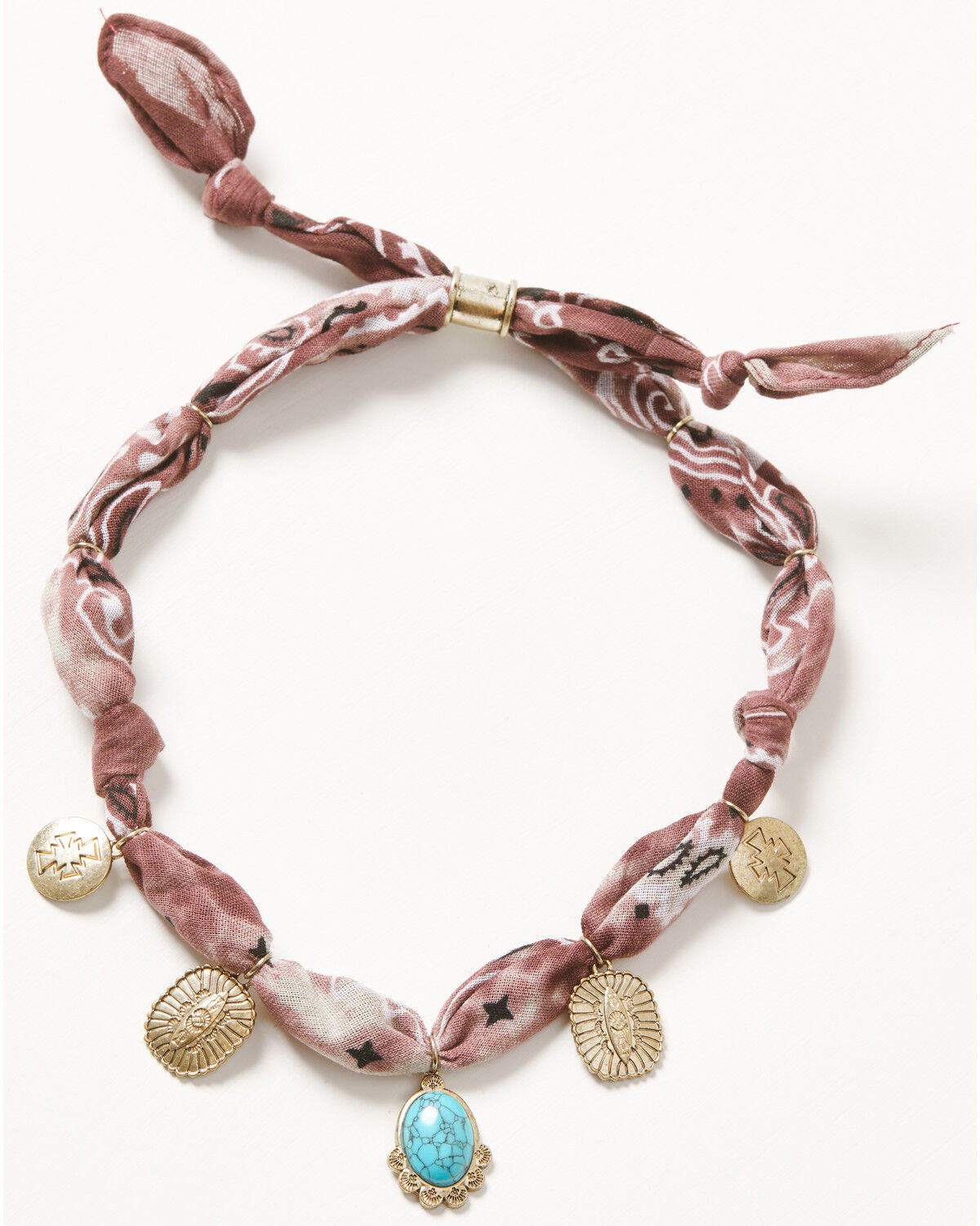 Women's Shyanne Golden Skyland Bandana Charm Necklace