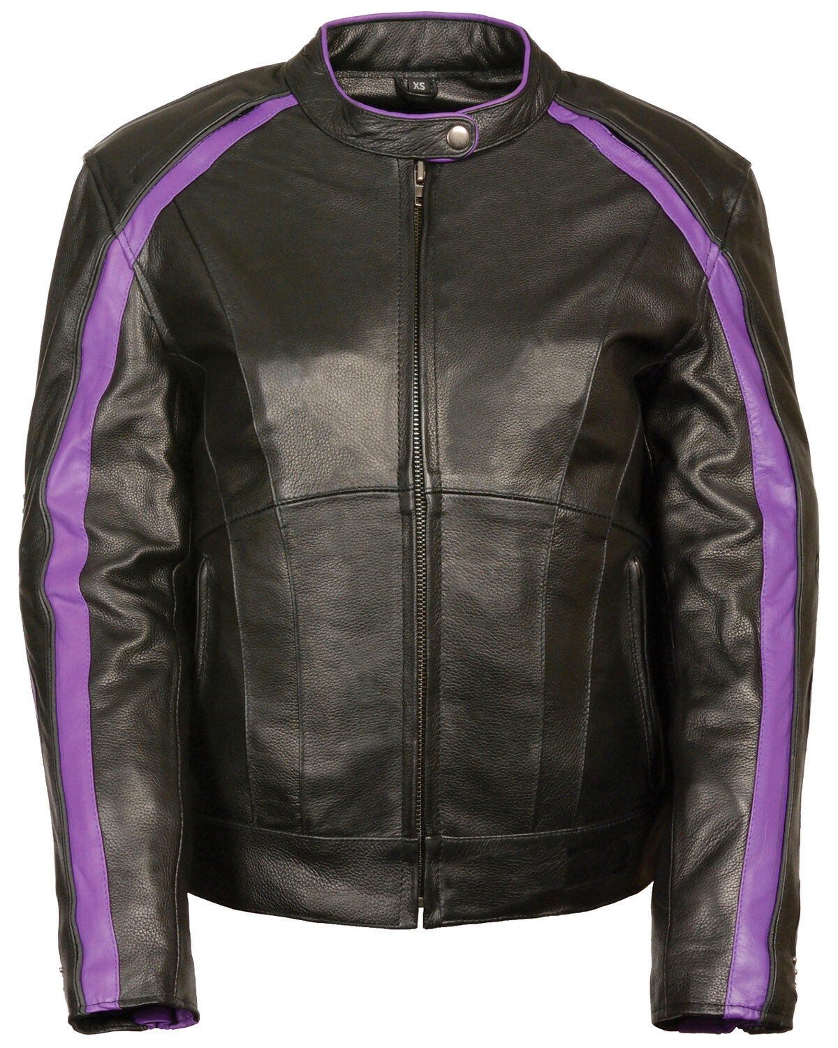 Women's Milwaukee Leather Stud & Wing Leather Jacket - 4XL