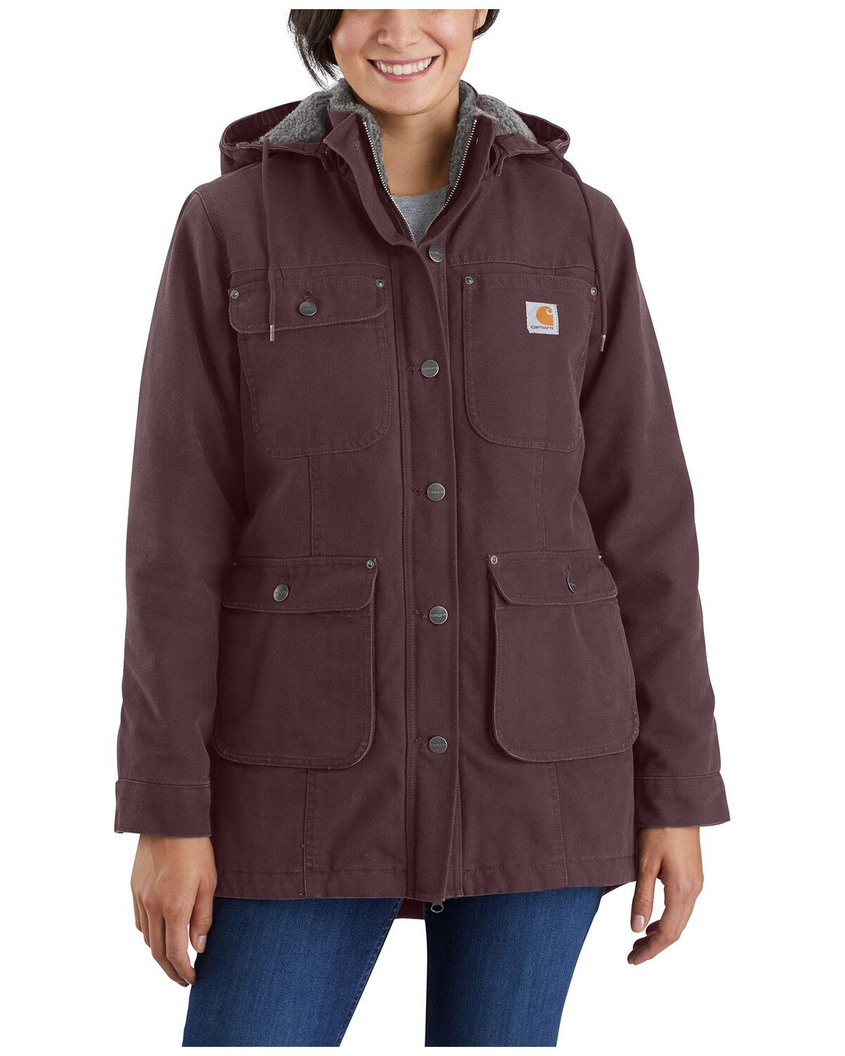 Women's Carhartt Loose Fit Wash Duck Coat