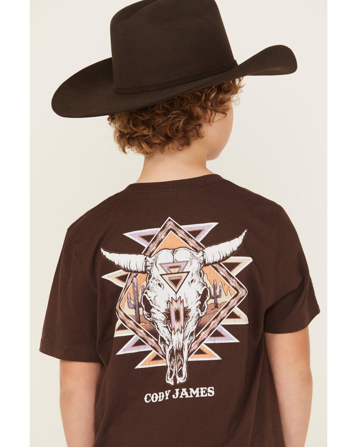 Boys' Cody James Southwestern Skull Short Sleeve Graphic T-Shirt