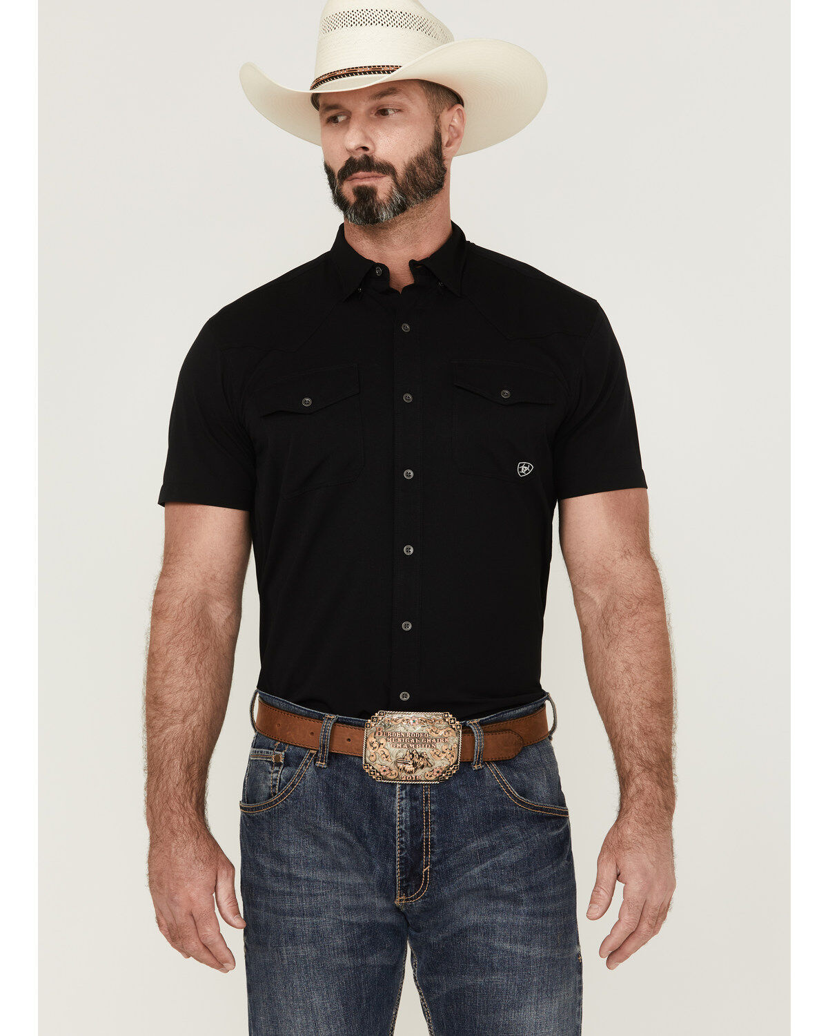 Men's Ariat Venttek Solid Western Shirt
