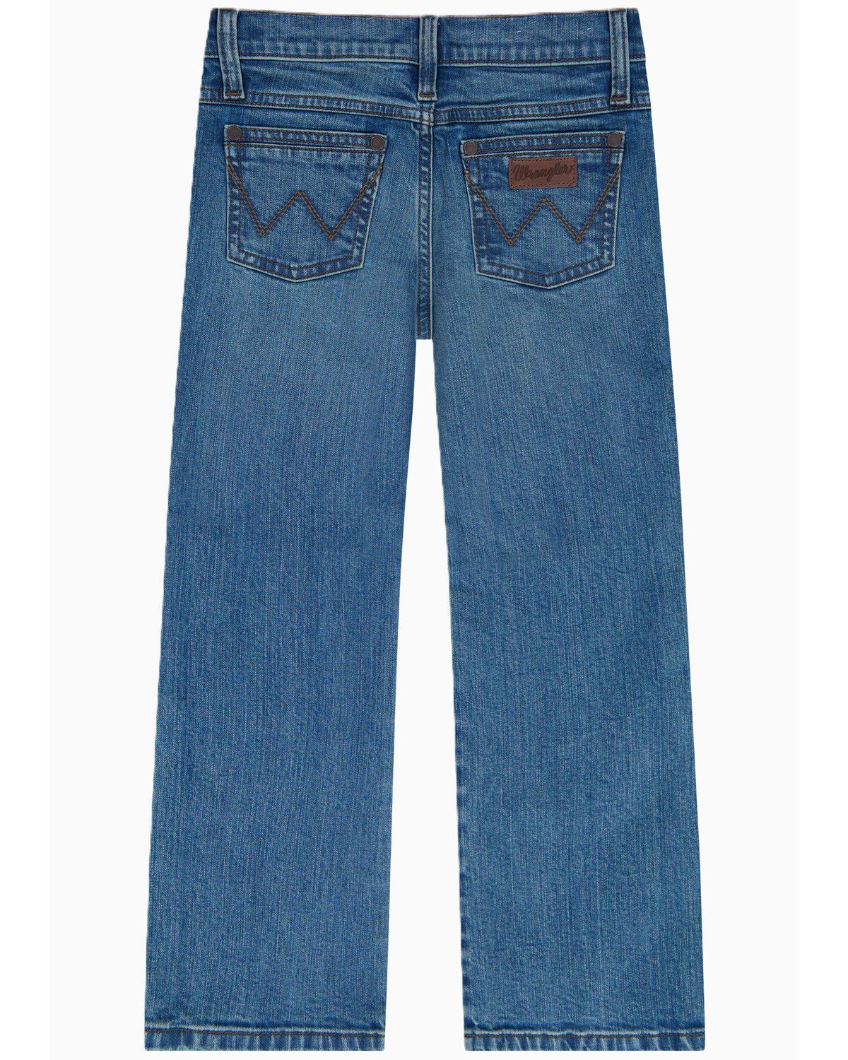 Boys' Wrangler Retro Medium Wash Bowden Relaxed Bootcut Stretch Denim