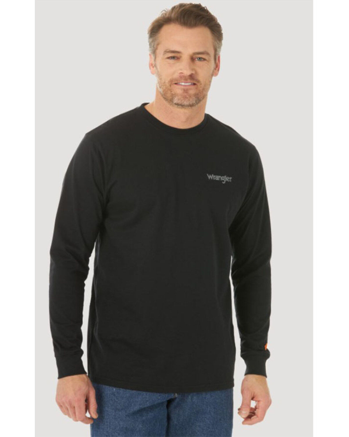 Men's Wrangler FR Skull Flag Graphic Long Sleeve Work T-Shirt - Big
