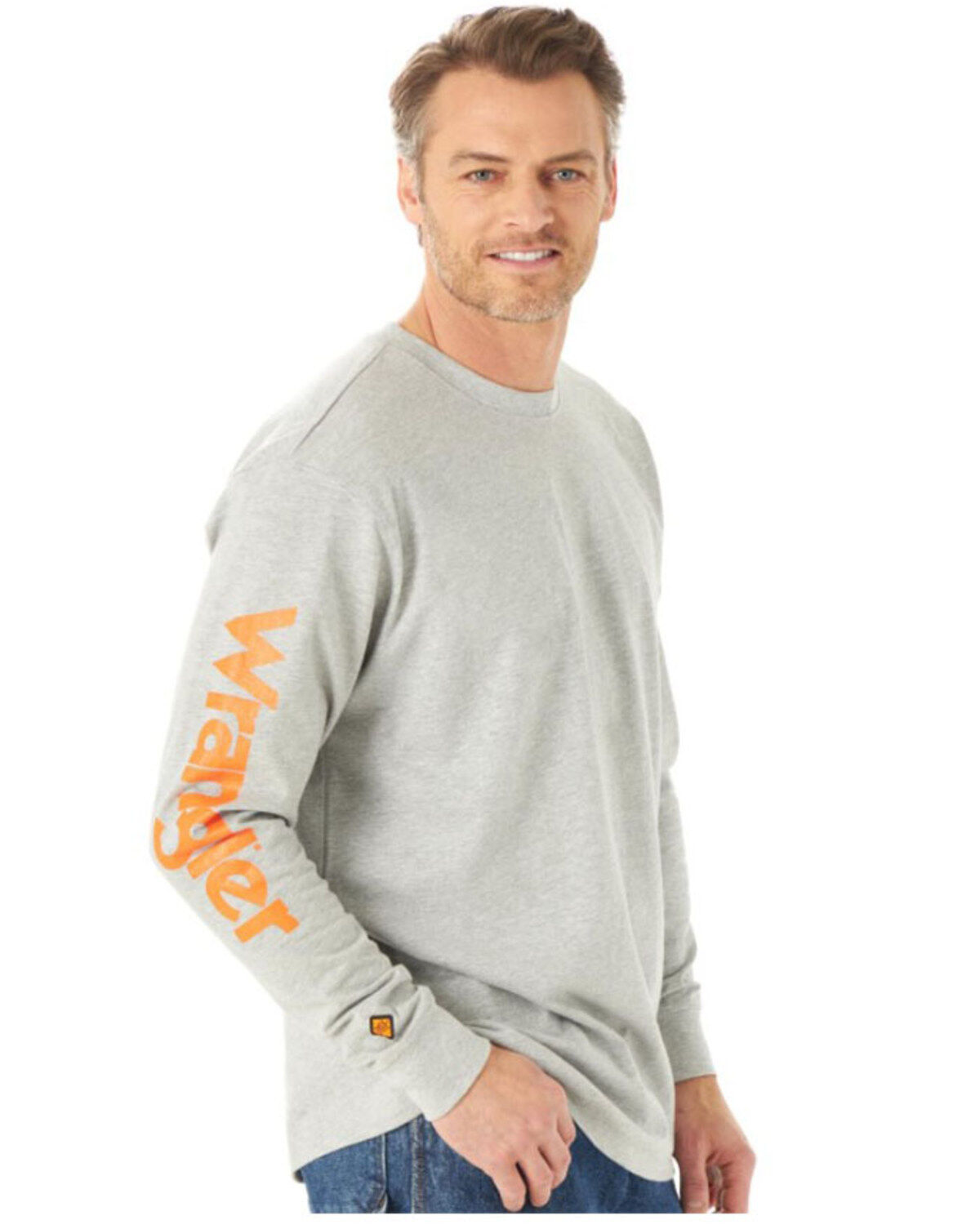 Men's Wrangler FR Wrench Skull Graphic Long Sleeve Work T-Shirt - Big
