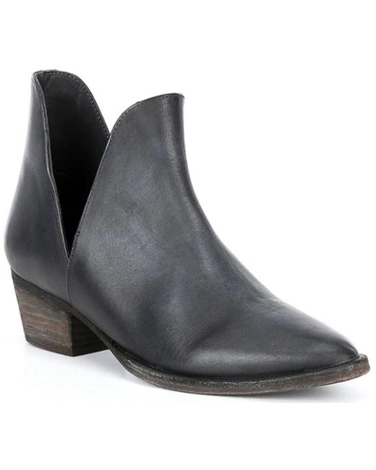 Women's Free People Charm Double V Ankle Fashion Booties - Round Toe