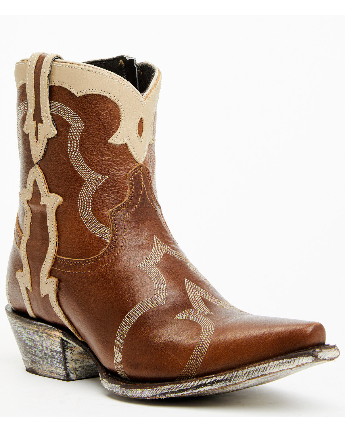 Women's Caborca Silver by Liberty Black Mossil Fashion Booties - Snip