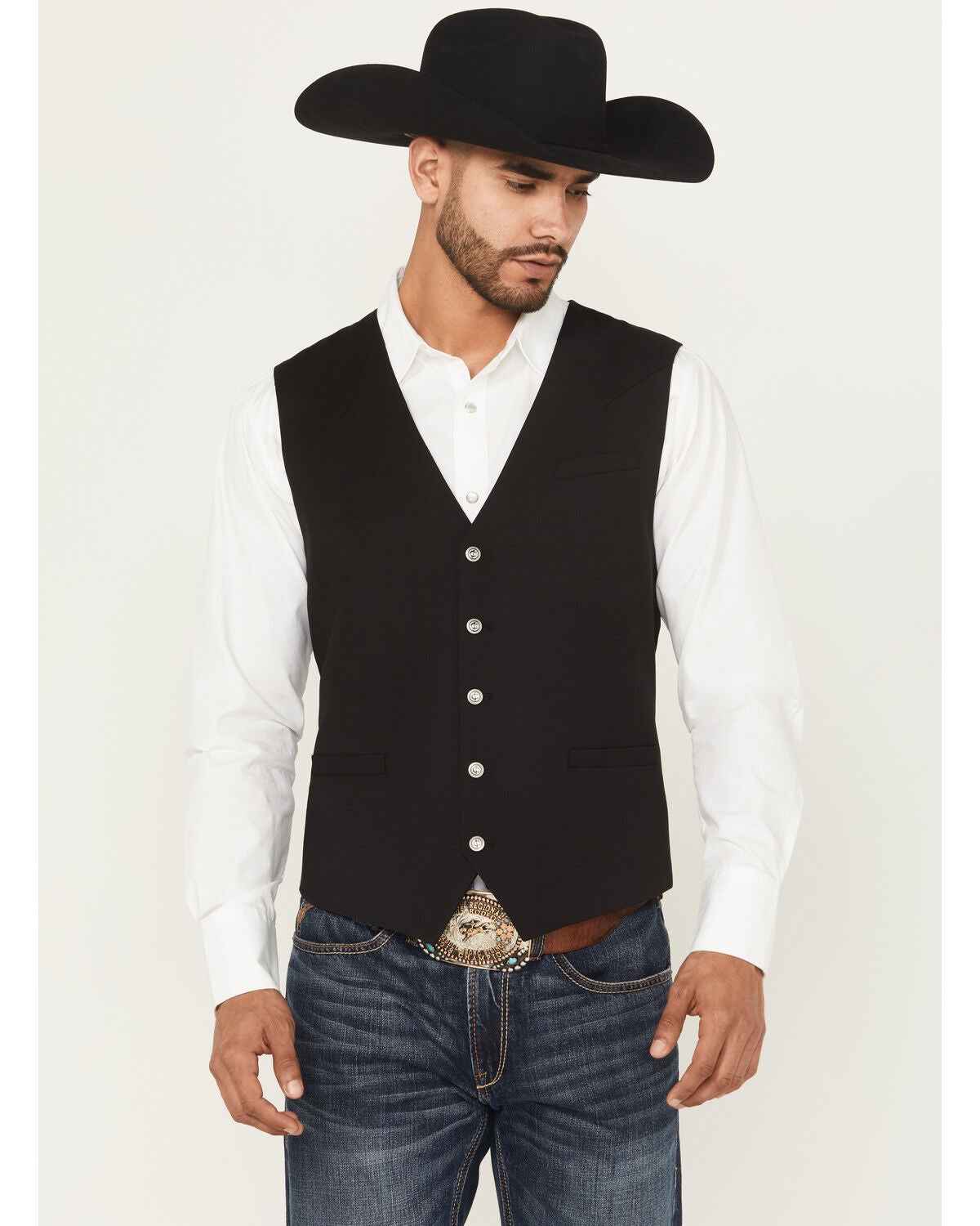 Men's Cody James Saratoga Button-Down Western Vest