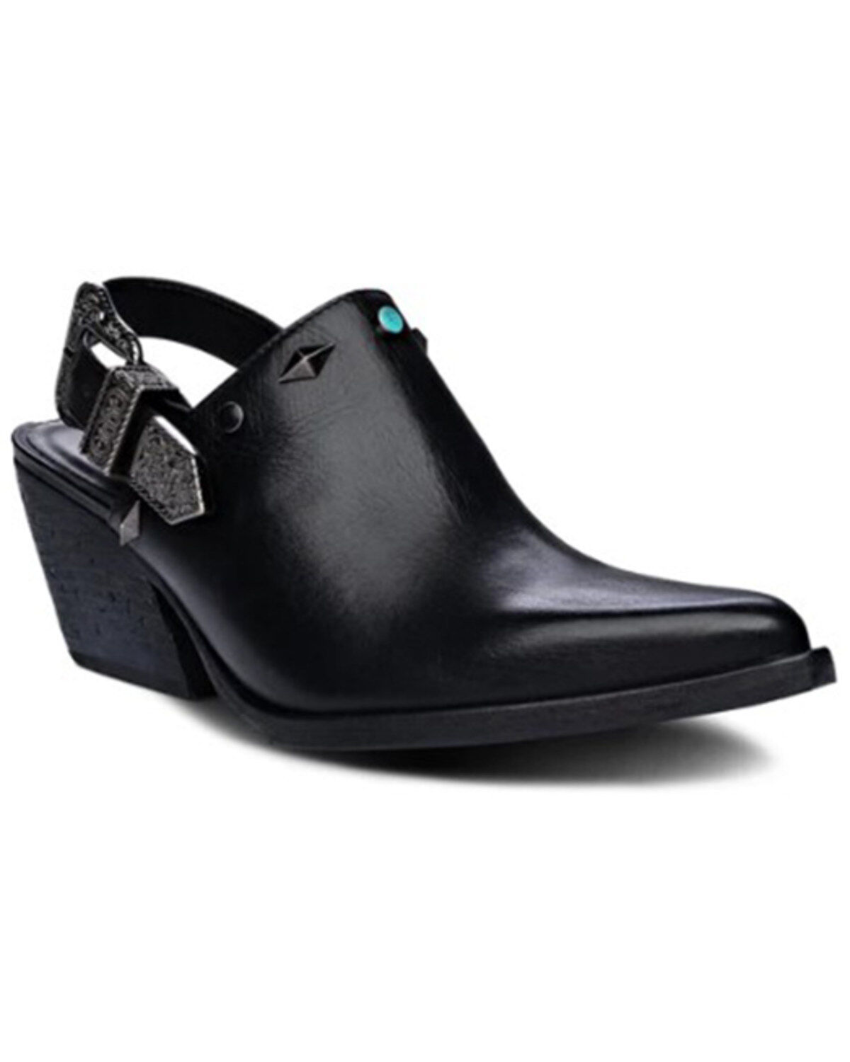 Women's Golo Billy Jean Buckle Western Mules - Snip Toe