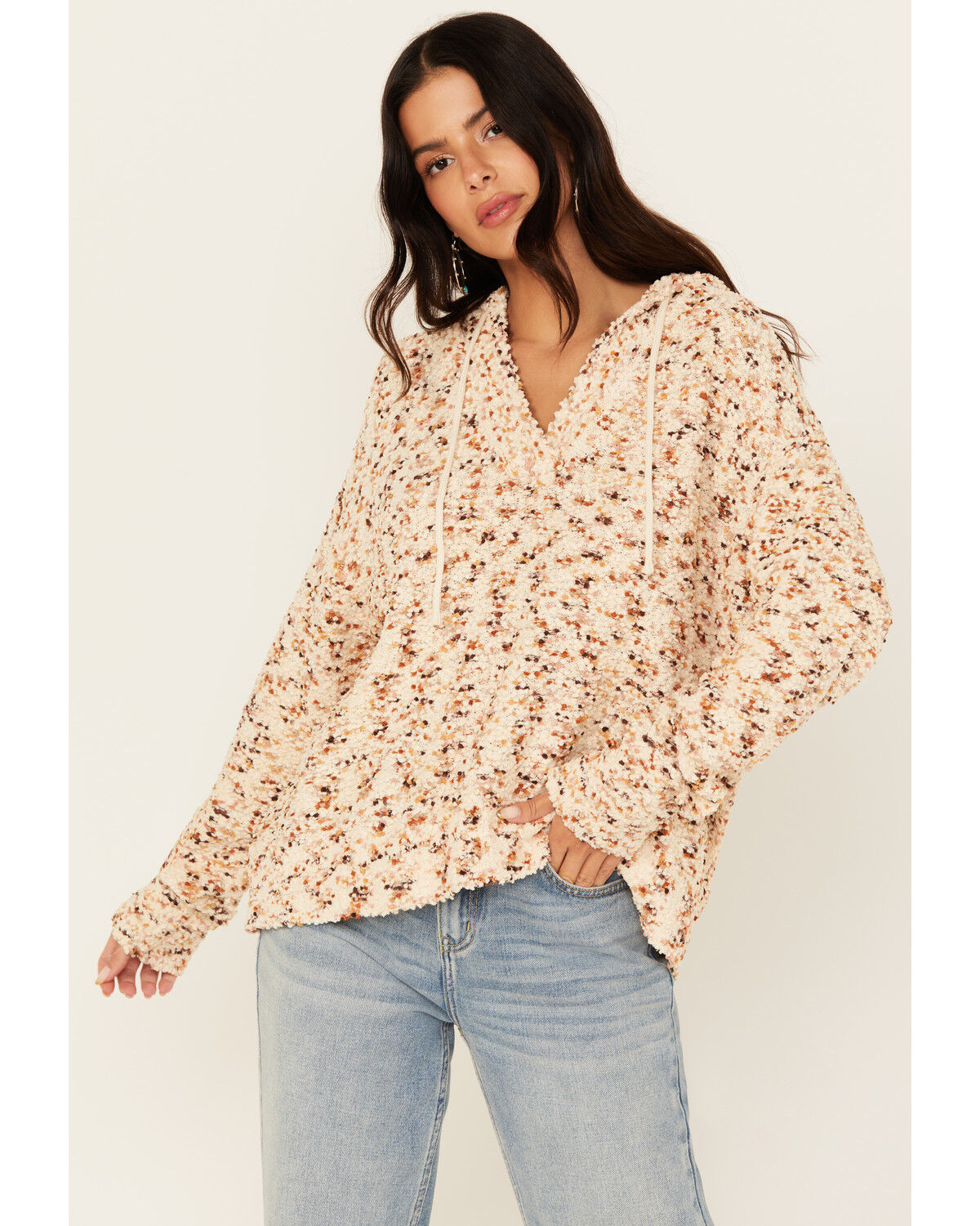 Women's Cleo + Wolf Popcorn Yarn Hoodie
