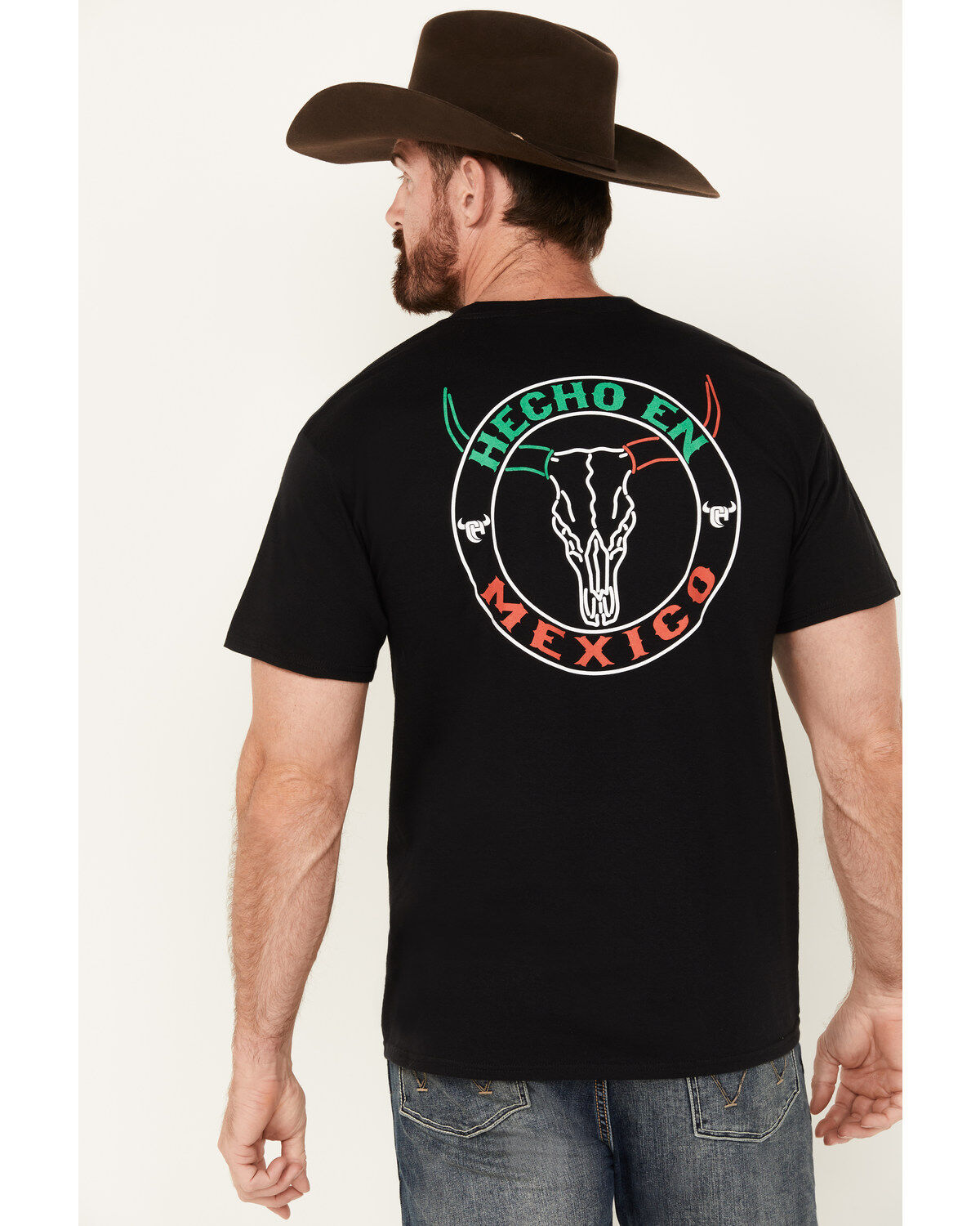 Men's Cowboy Hardware Hecho En Mexico Short Sleeve Graphic T-Shirt