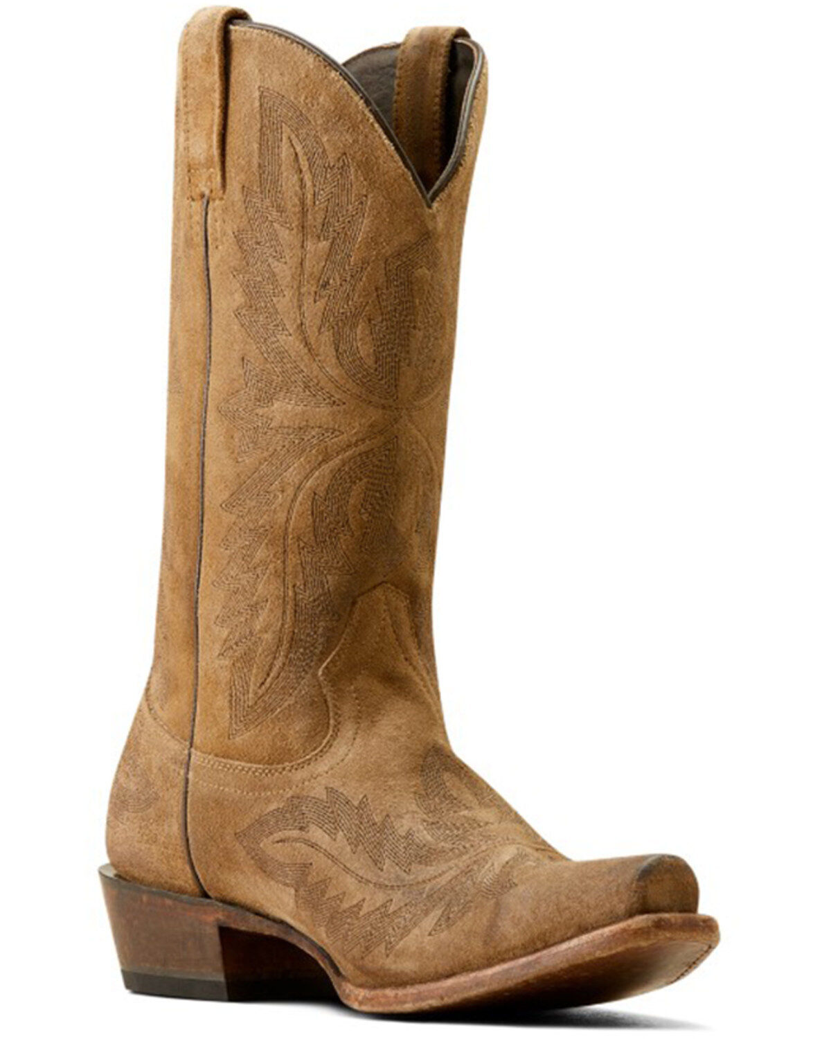 Men's Ariat Ryman Roughout Western Boots - Snip Toe