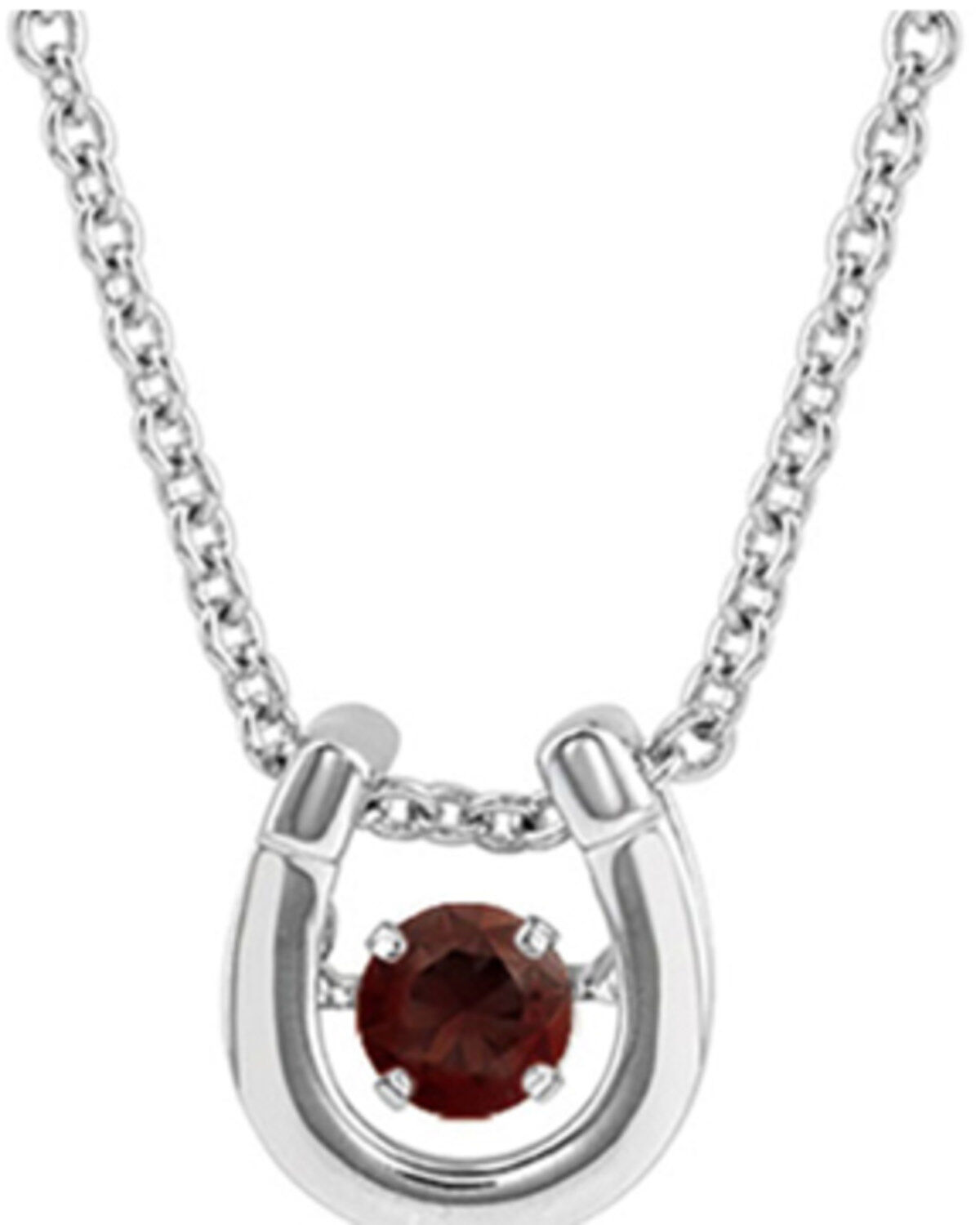 Women's Montana Silversmiths Dancing Birthstone Horseshoe Necklace