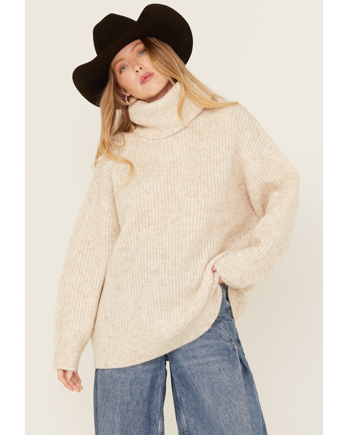 Women's Cleo + Wolf Oversized Turtleneck Sweater