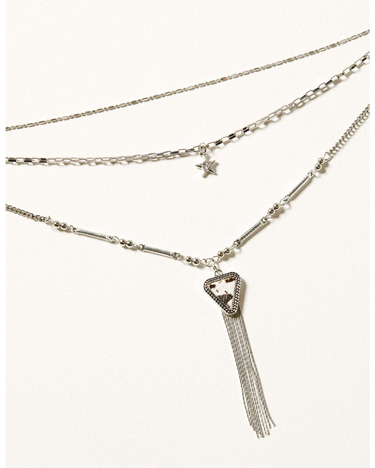 Women's Shyanne Multi-Layered Cowhide Necklace