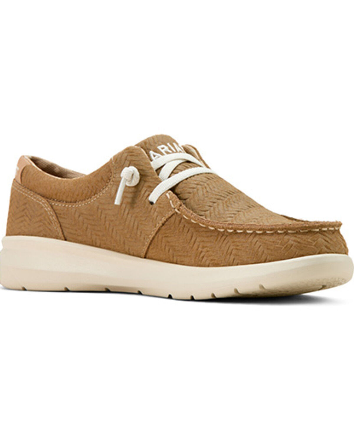 Women's Ariat Hilo Embossed Casual Shoes - Moc Toe