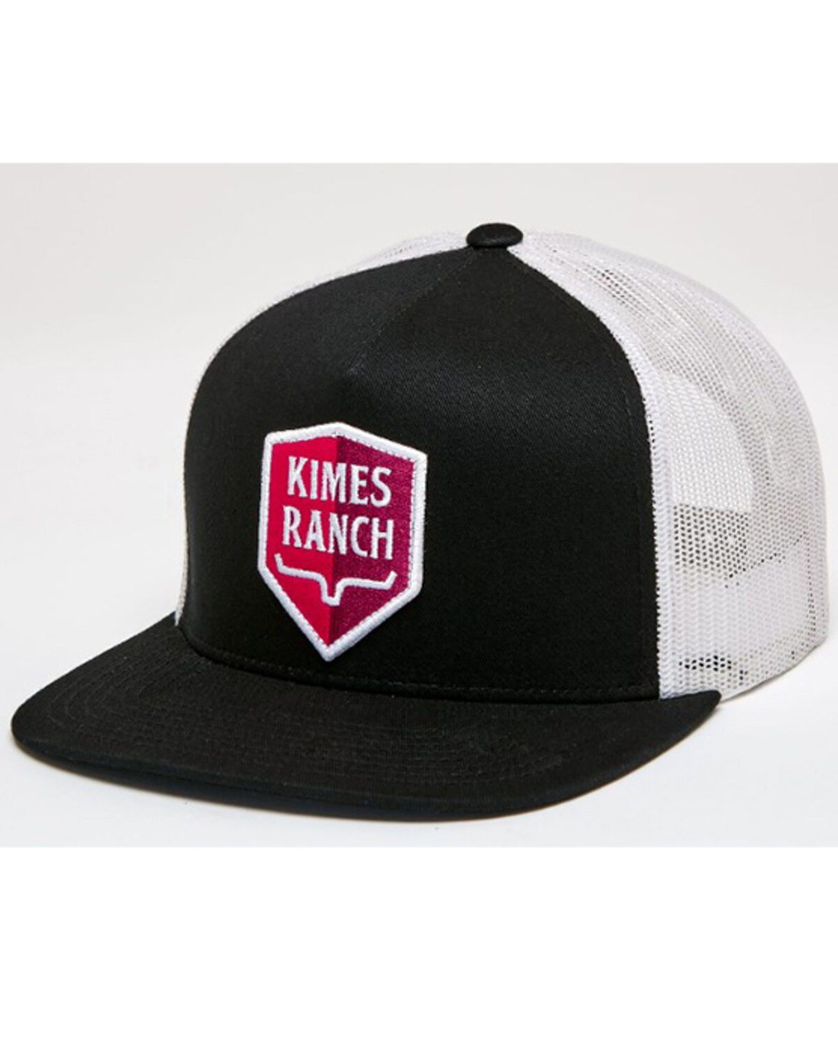Men's Kimes Ranch Black Jack Logo Mesh Back Trucker Cap
