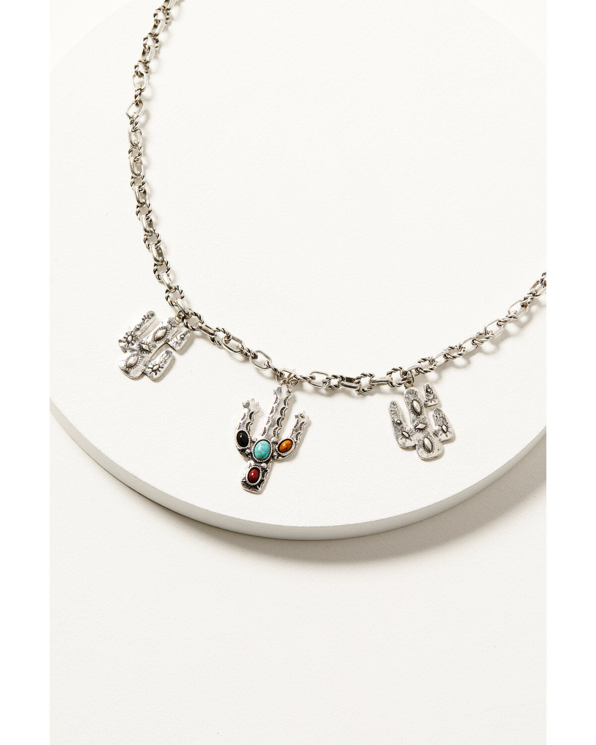 Women's Shyanne Silver Dakota Cacti Necklace