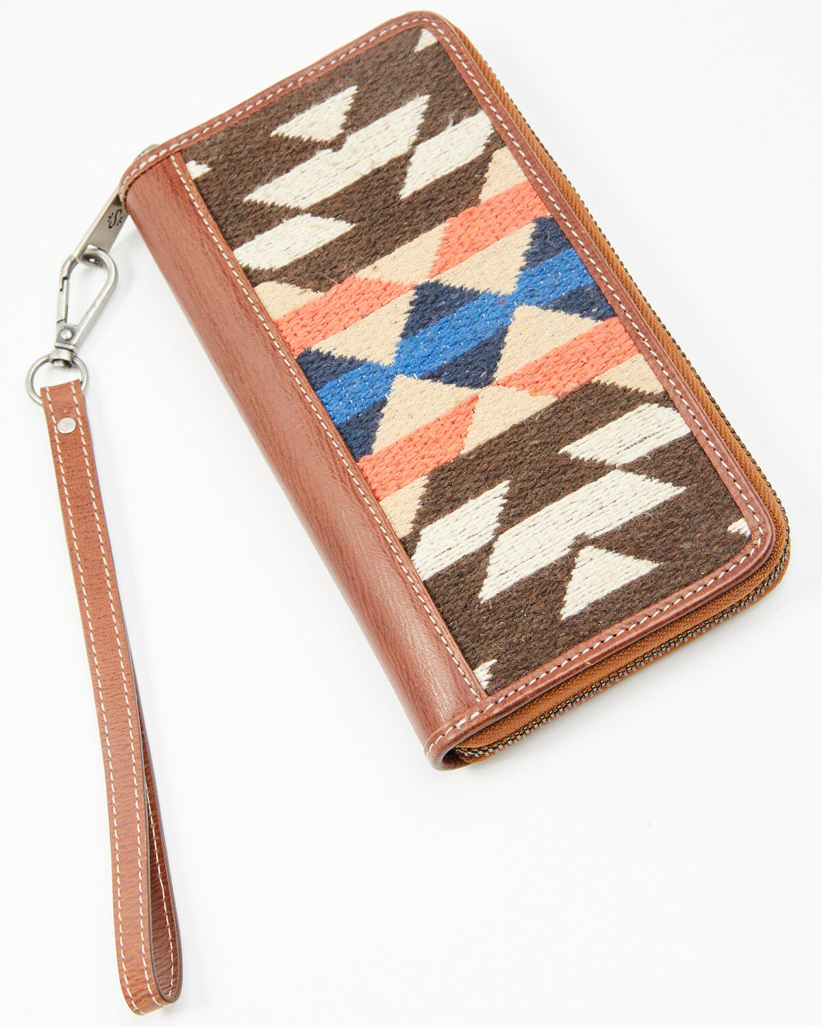 Women's Shyanne Frontier Southwestern Woven Leather Wallet