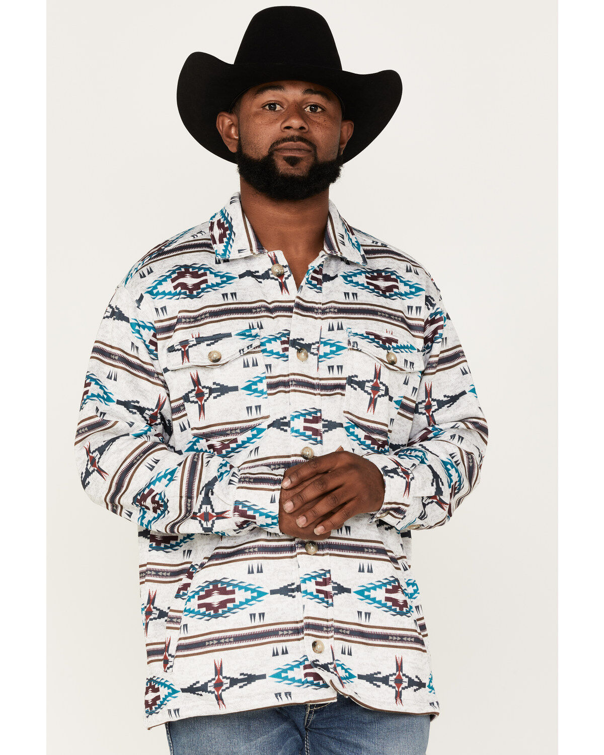Men's Ariat Caldwell Southwestern Print Shacket