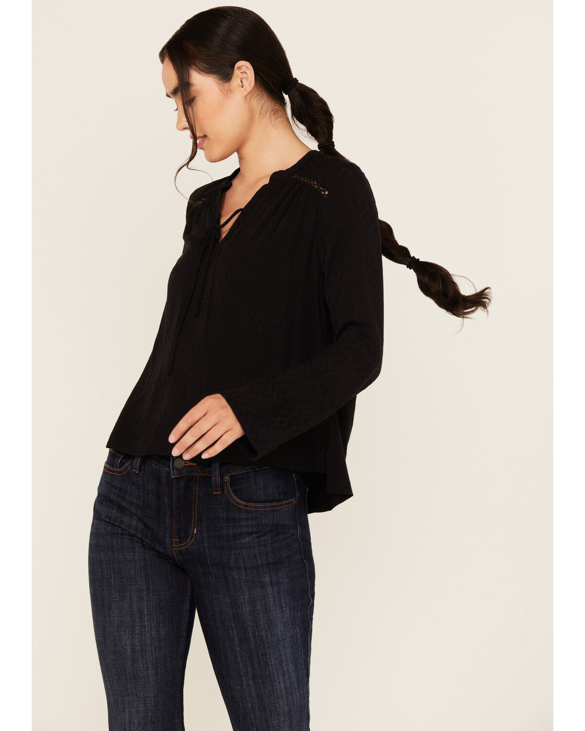 Women's Idyllwind Buckeye Jacquard Long Sleeve Top