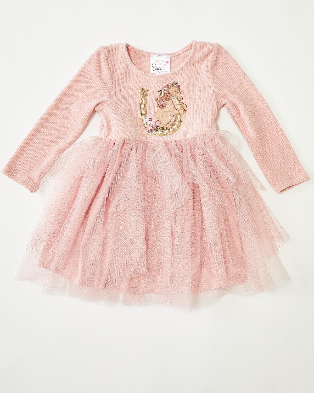 Girls' Sugar California Toddler Horse Applique Tutu Dress