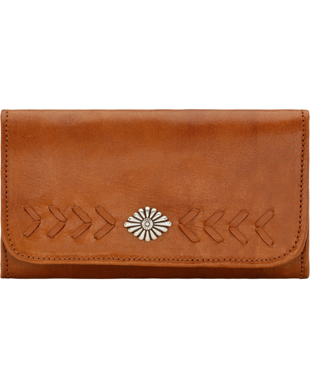 Women's American West Mohave Canyon Ladies' Golden Tan Tri-Fold Wallet