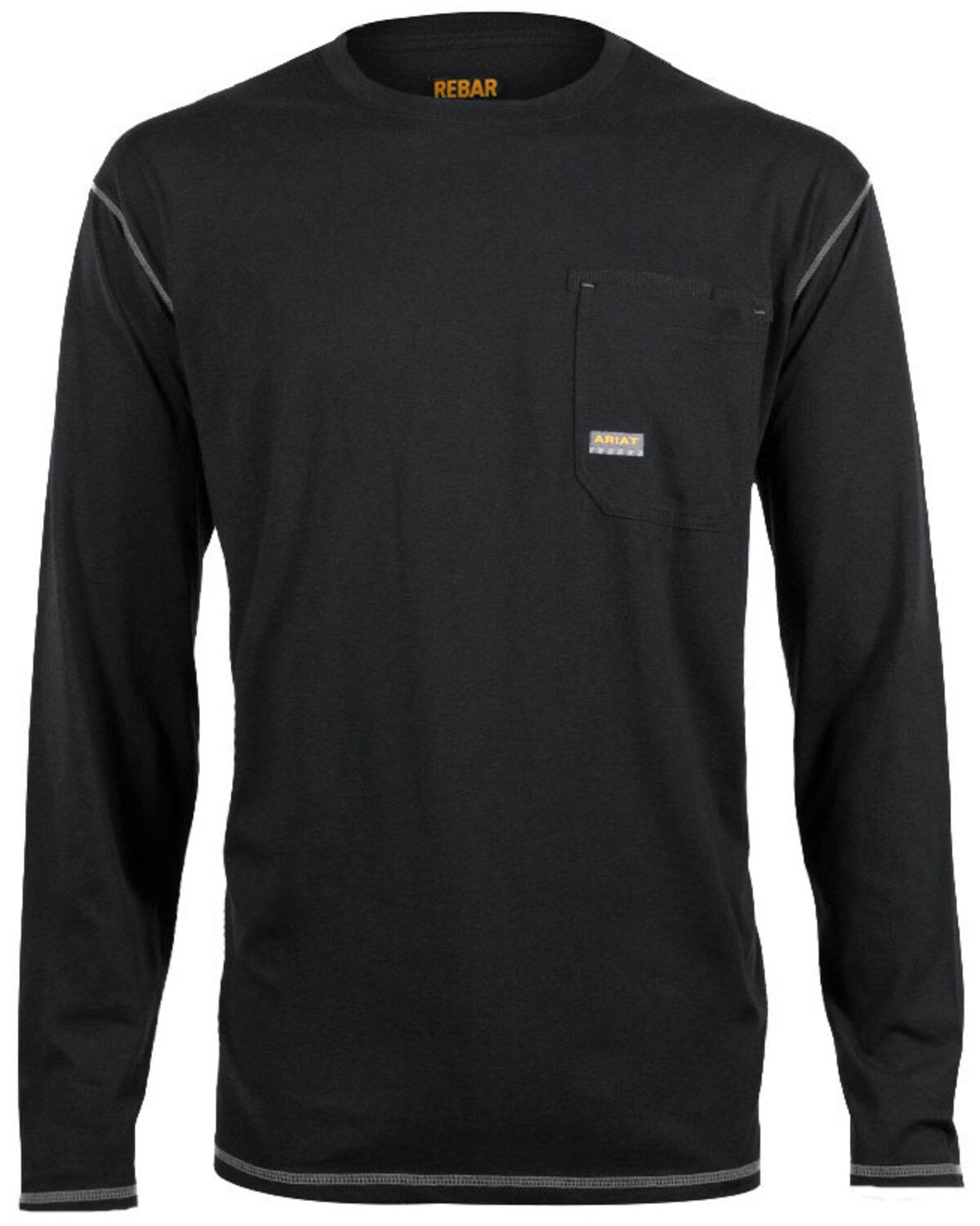Men's Ariat Rebar Crew Long Sleeve Work Shirt