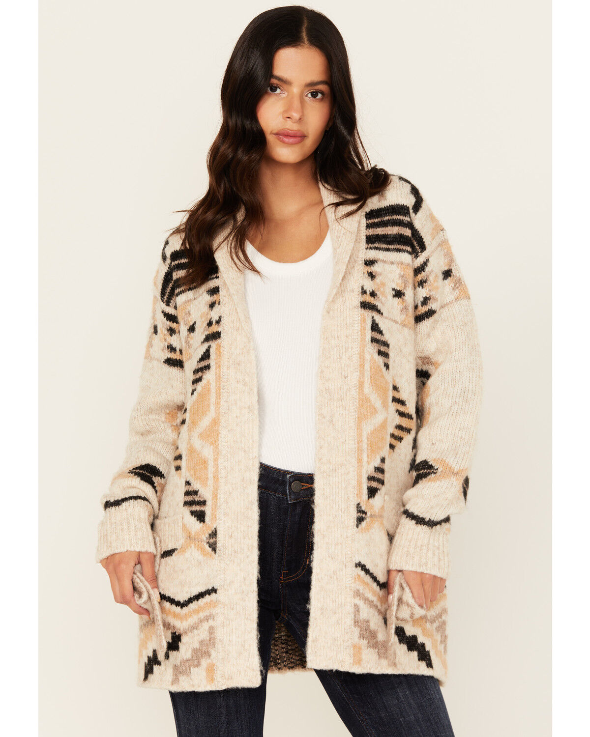 Women's Idyllwind Nora Southwestern Print Belted Sweater