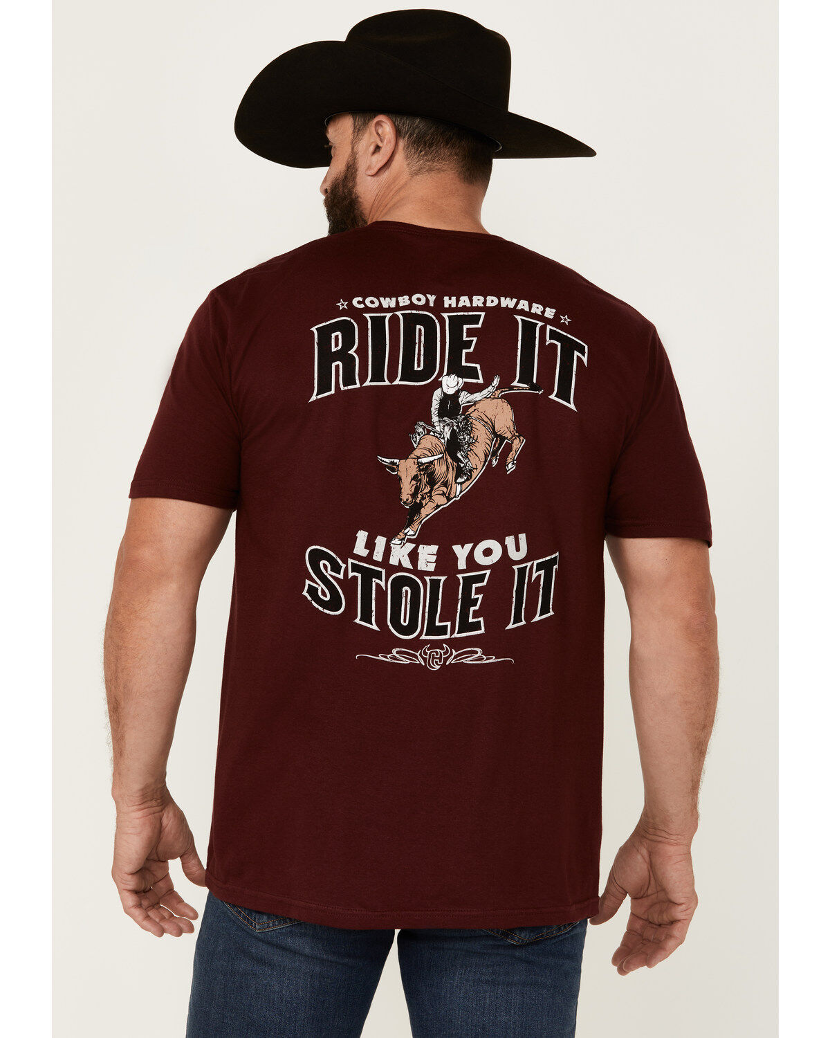 Men's Cowboy Hardware Boot Barn Exclusive Ride It Like You Stole It Sh