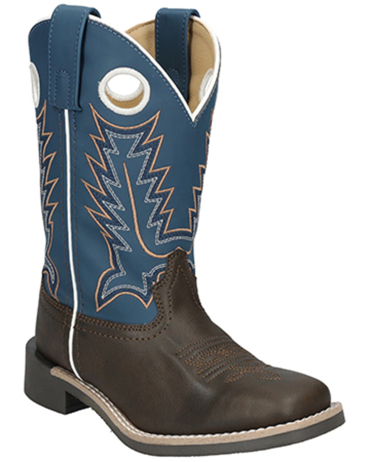 Boys' Smoky Mountain Little El Paso Western Boots - Broad Square Toe