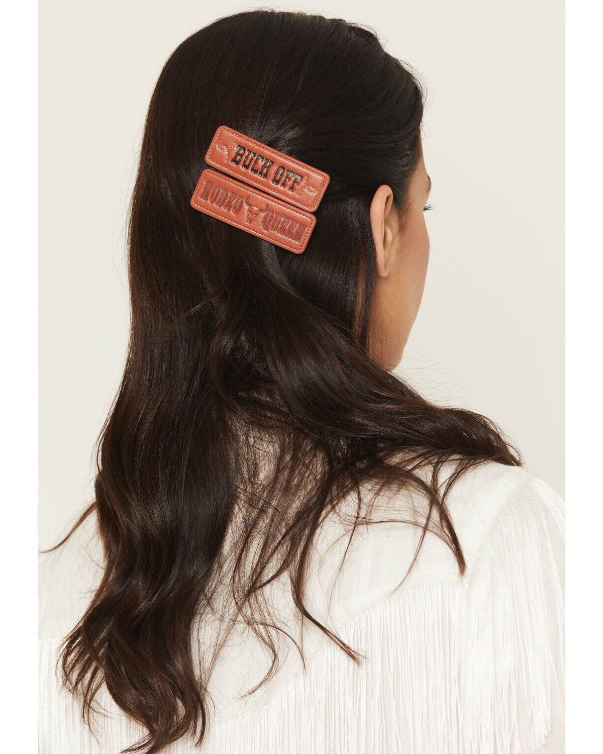 Women's Idyllwind Buck Off Faux Leather Hair Clip Set - 2 Piece