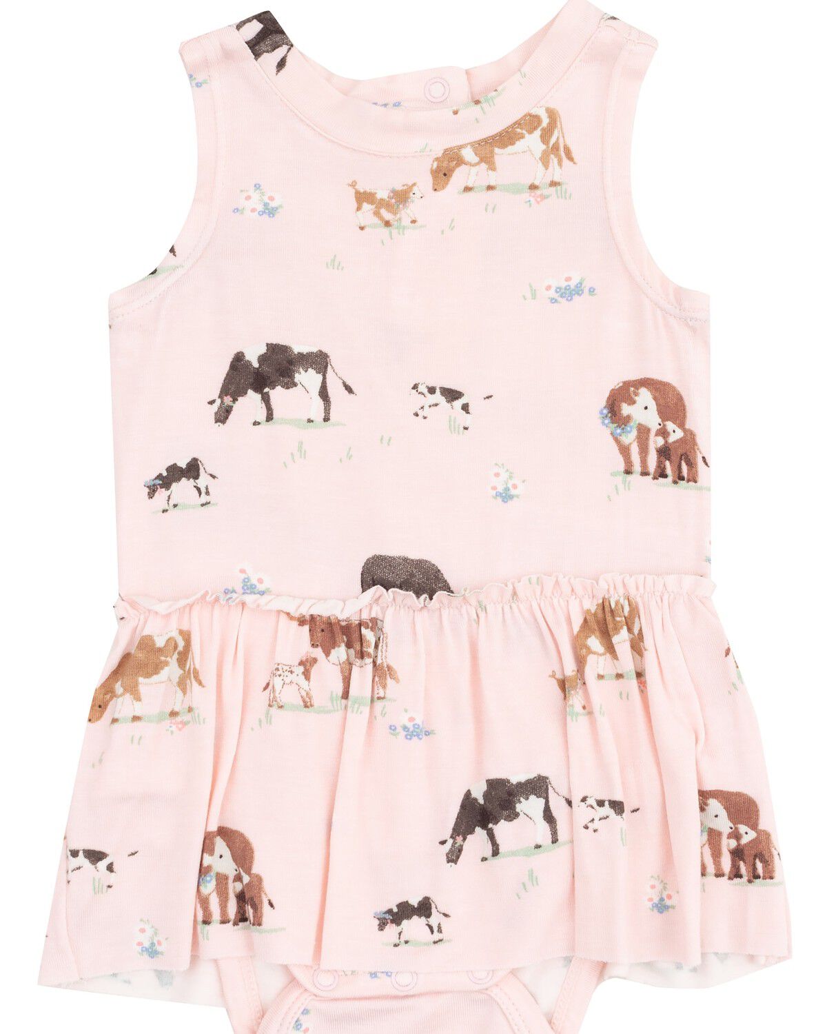 Girls' Angel Dear Infant Families Onesie with Skirt